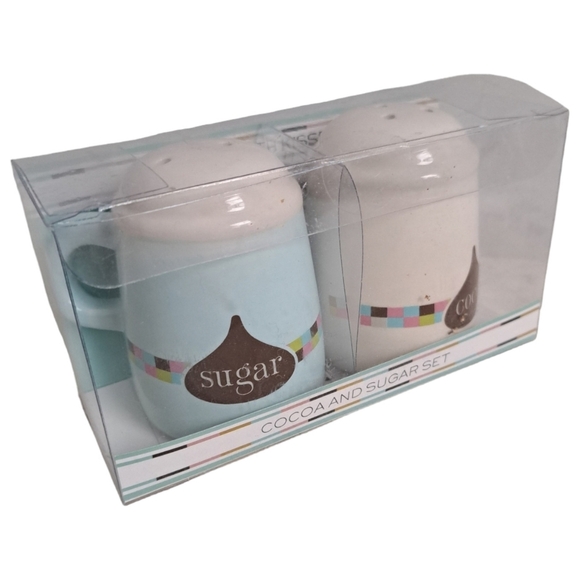 Hershey’s Kisses Cocoa & Sugar Shaker Set by Godinger NWT - Picture 3 of 5